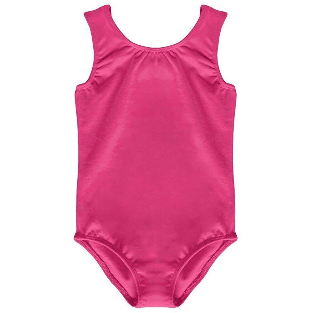 Dance Leotard Dancina Medium Child Hot Pink Ballet Jazz Tank Cotton Ballet Tap